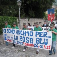 Sfilata a Lenno per la manifestazione Voci e suoni per La Rosa Blu